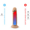 Silexd pene realístico modelo 2 silicona premium termoreactivo 15.4 cm