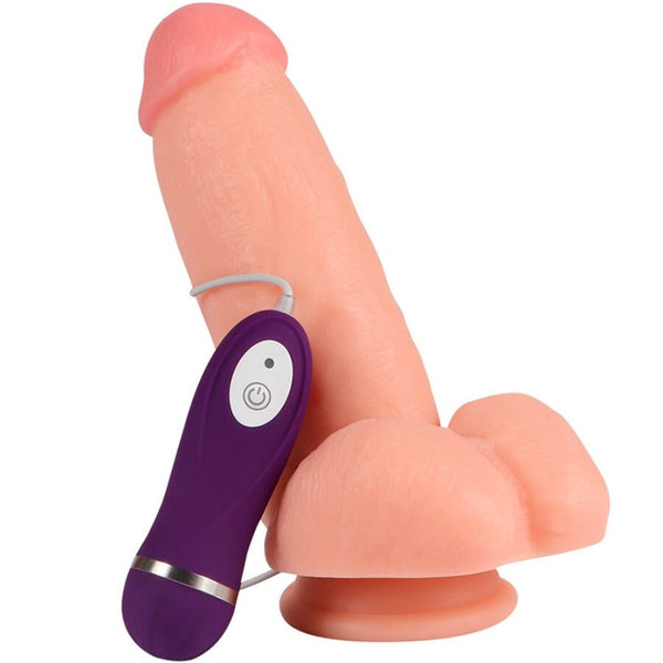 Red eagle dildo vibrador con control remoto 17 cm