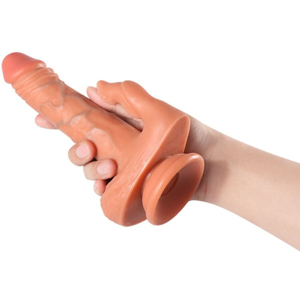 Julian dildo y estimulador de clítoris con vibración y control remoto 16 cm