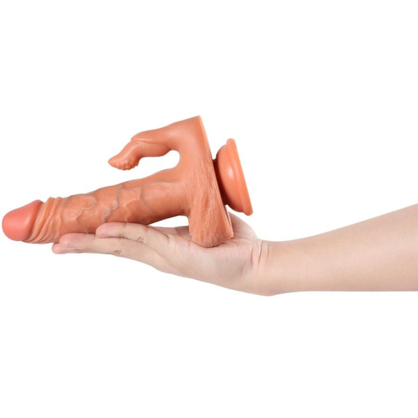 Julian dildo y estimulador de clítoris con vibración y control remoto 16 cm