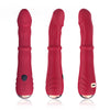 Dildo vibrador estimulador punto a termoajustable rojo