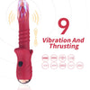 Dildo vibrador estimulador punto a rojo