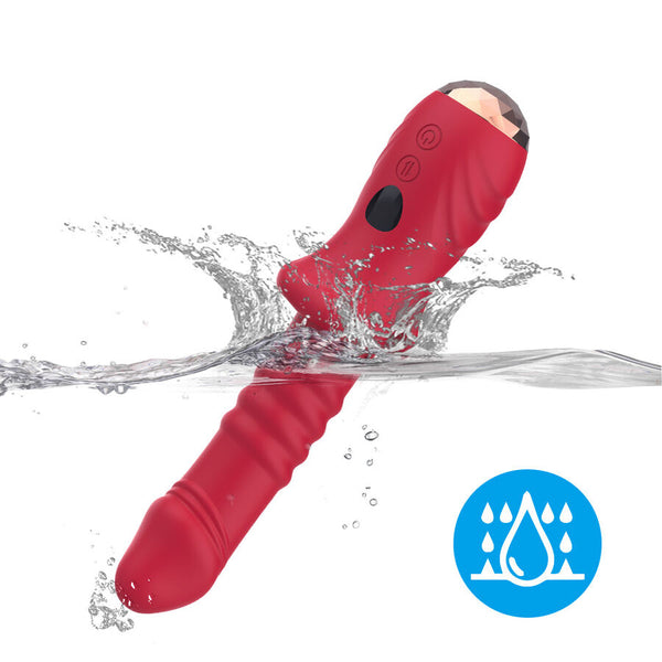Dildo vibrador estimulador punto a rojo