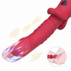 Dildo vibrador estimulador punto a rojo
