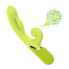 Vibrador estimulador punto a inflable verde