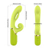 Vibrador estimulador punto a inflable verde