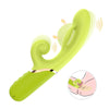 Vibrador estimulador punto a inflable verde