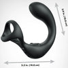 MASAJEADOR DE PRÓSTATA CON ANILLO VIBRADOR Y CONTROL REMOTO