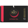Skyn preservativo intense feel textura con diseño ondulado 10 unidades