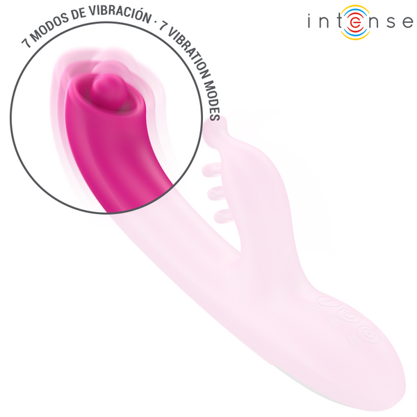 Christina vibrador multifunción rabbit 22.5 cm rosa