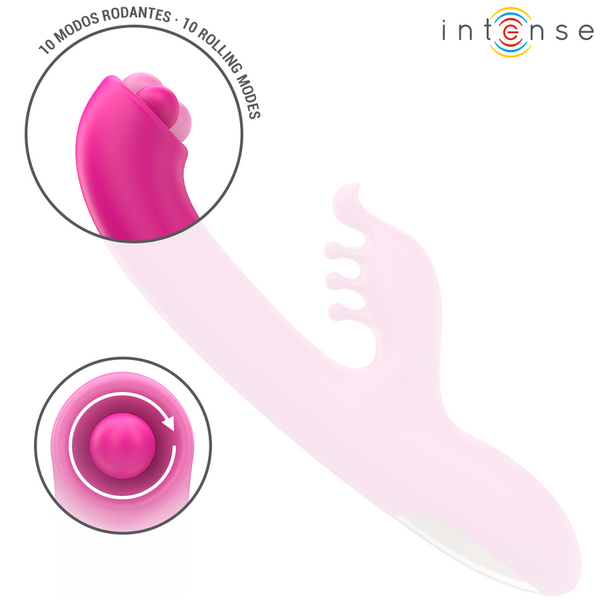 Christina vibrador multifunción rabbit 22.5 cm rosa