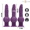 Tatum vibrador multifunción con vibración movimiento arriba y abajo 24 cm morado