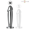 Intense plug anal 10 vibraciones metal en forma de dildo con control remoto m