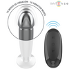 Intense plug anal 10 vibraciones metal en forma de dildo con control remoto m