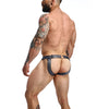 Jockstrap Dngeon Chainlink gris talla única