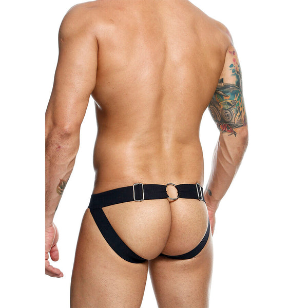 Mob dngeon jockstrap de cadena negra talla única