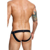 Mob dngeon jockstrap negro a presión talla única