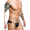 Mob dngeon jockstrap negro a presión talla única