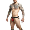 Mob dngeon jockstrap rojo con cadenas talla única