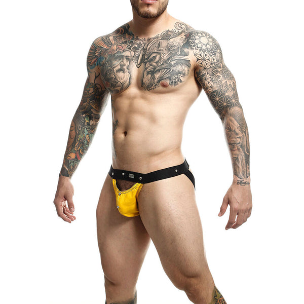 Mob dngeon jockstrap deportista amarillo talla única