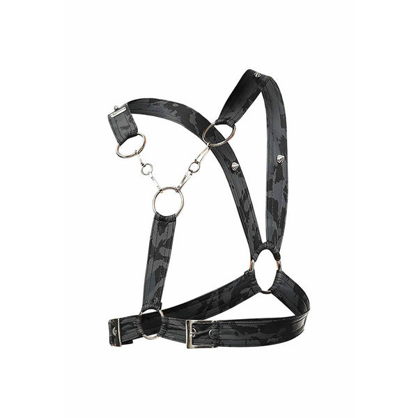 Mob dngeon arnés plateado con cadenas talla única