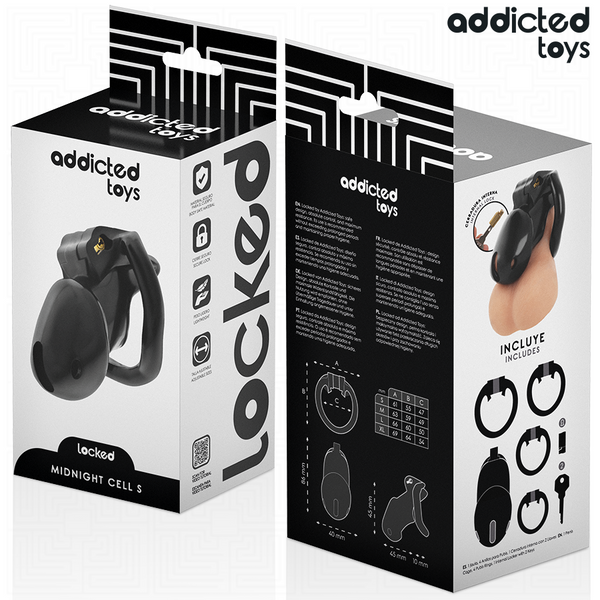 Addicted mindnight cell jaula para pene talla s