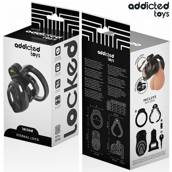 Addicted eternal lock jaula para pene 9 cm