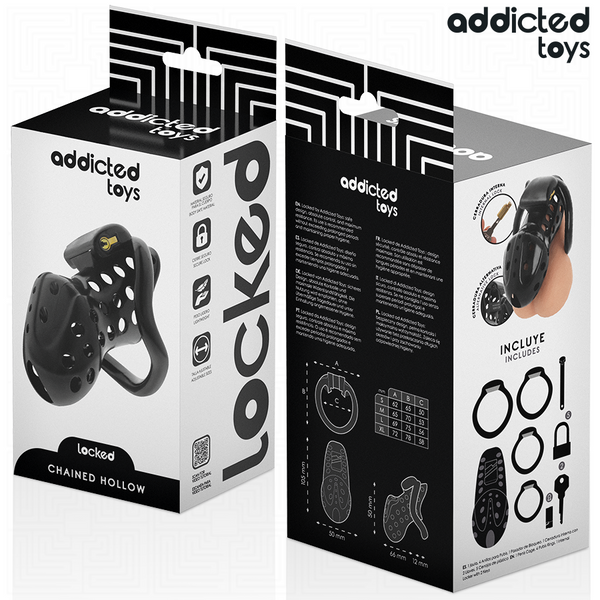 Addicted chained hollow jaula para pene 10 5 cm