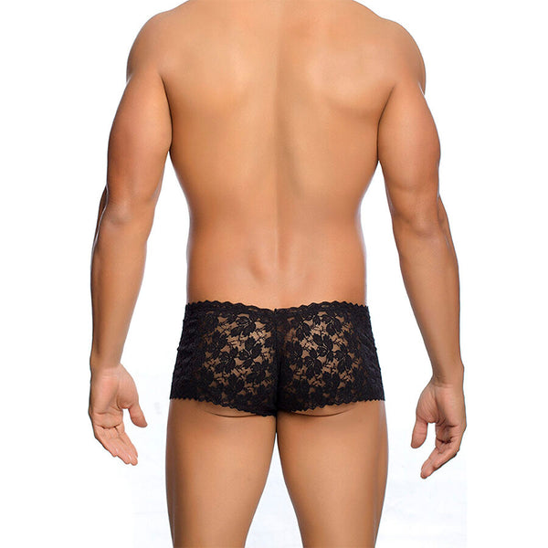 Mob boxer encaje negro