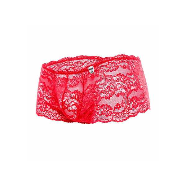 Mob boxer encaje rojo