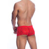 Mob boxer encaje rojo
