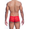 Mob boxer encaje rojo