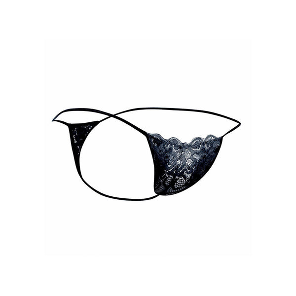 Mob tanga de encaje negro