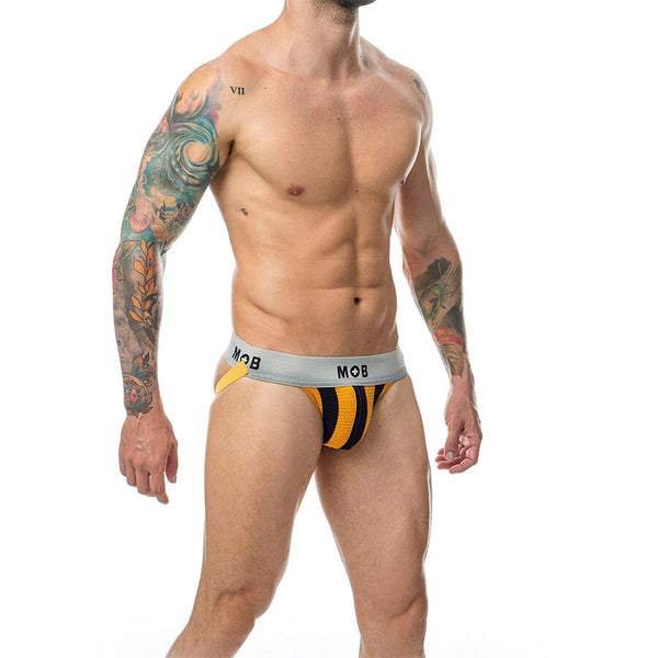 Mob jock clasico stripe naranja