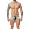 Mob jock clasico stripe blanco talla xxl