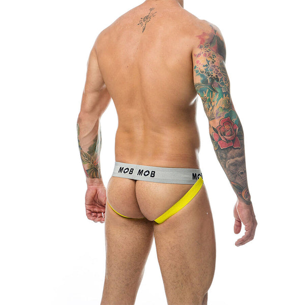 Mob jock clasico stripe amarillo