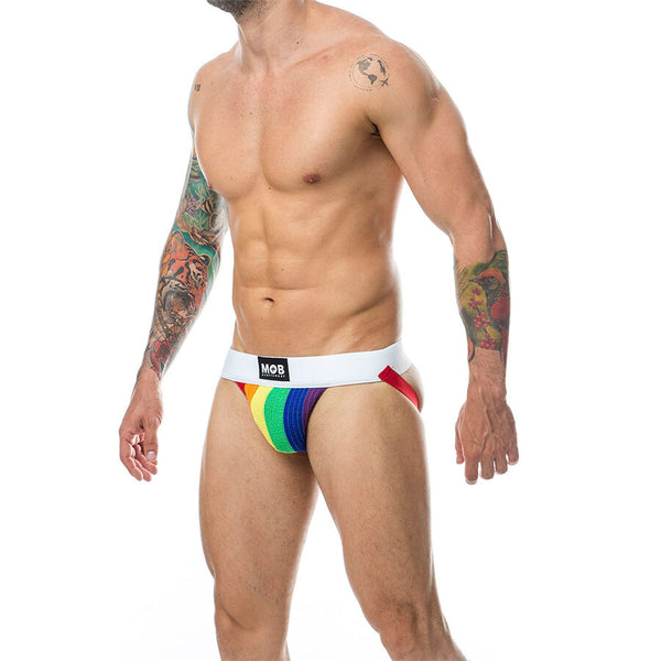 Mob jock clasico stripe rainbow