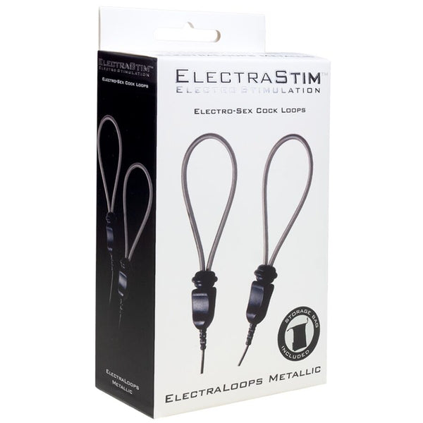 Electrastim electraloops e stim anillos metálicos ajustables para el pene