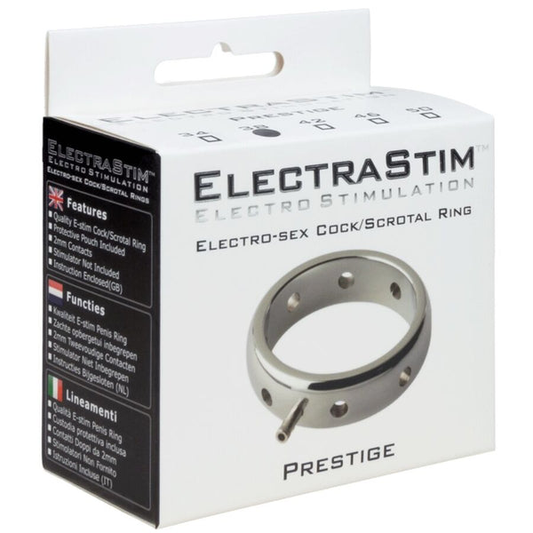 Electrastim prestige anillo electromagnético de metal para el pene 42 mm