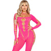 Leg body rosa con espalda abierta talla única