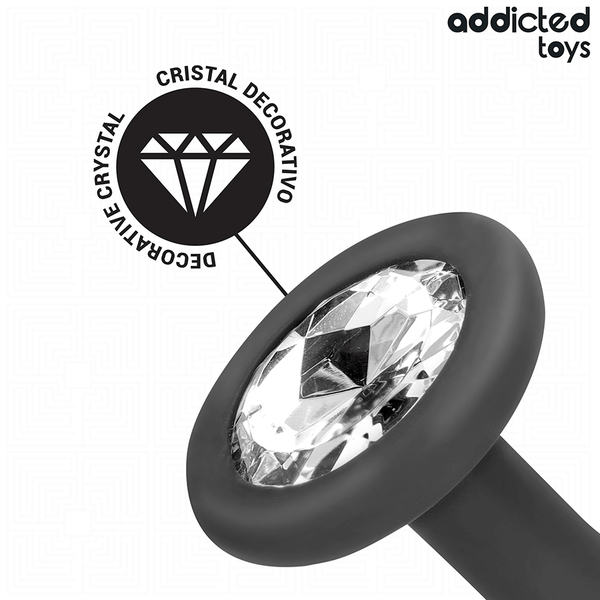 Addicted set de 3 plug silicona anal con joya