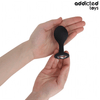 Addicted set de 3 plug silicona anal con joya