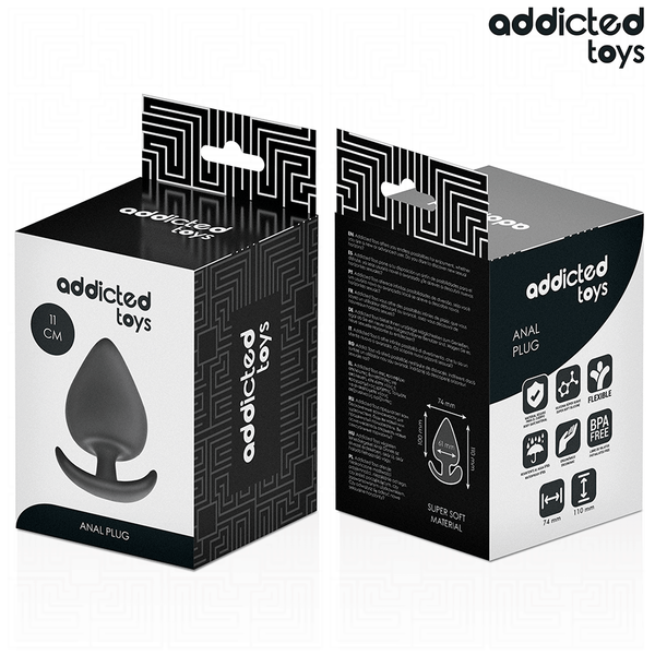 Addicted plug anal silicona talla xxl 11 cm