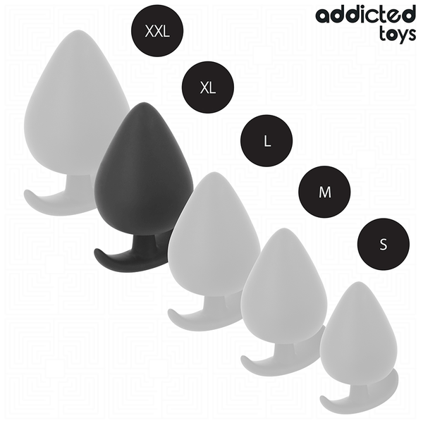 Addicted plug anal silicona talla xl 9.5 cm