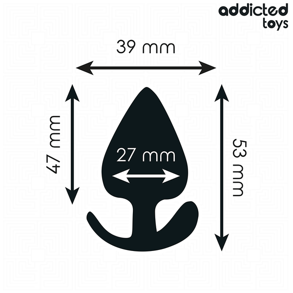 Addicted plug anal silicona talla s 5 3 cm