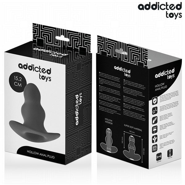 Addicted plug anal hueco silicona talla xxl 15 2 cm