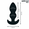 Addicted plug anal silicona talla s 10 3 cm