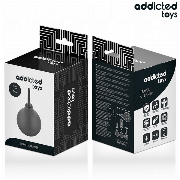 Addicted limpiador anal de viaje talla l 220 ml