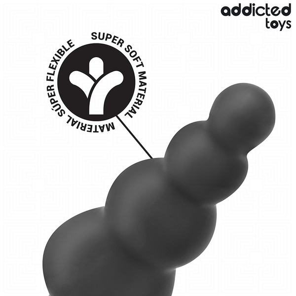 Addicted plug anal con anillo silicona modelo 5