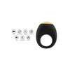 Luz eclipse anillo vibrador para pene